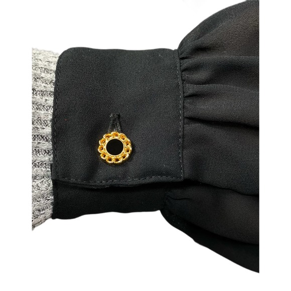 Whimsygoth Sheer Ruffled Collar Blouse Size 16W - Picture 4 of 9